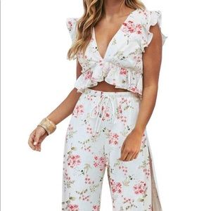2 Pieces floral marching outfit (wore once)
